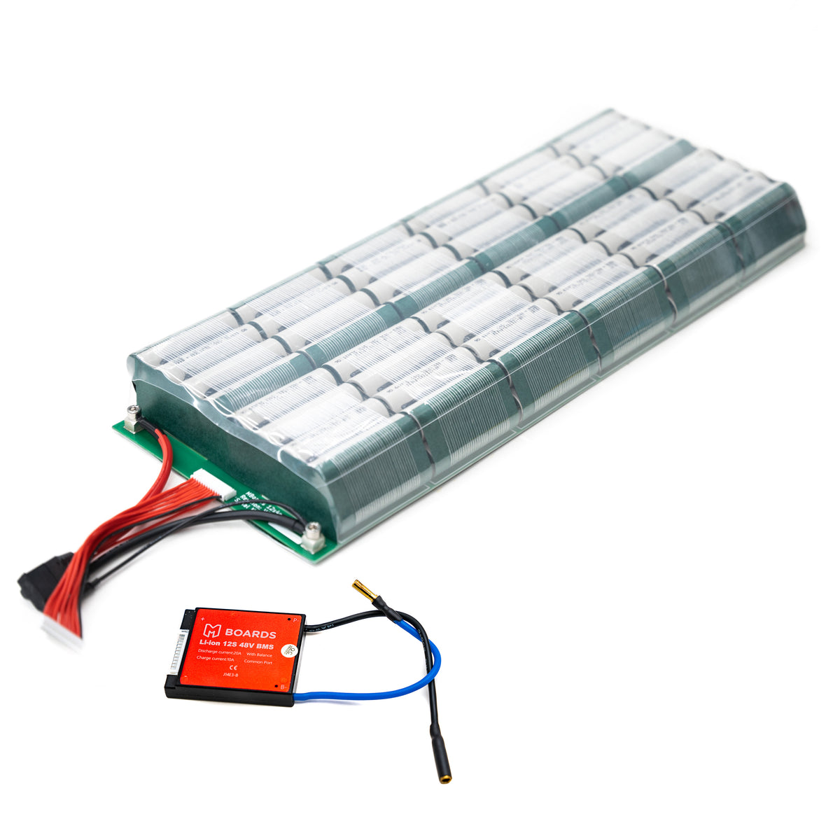 12s8p P42A Battery Pack | Transparent Series — MBoards