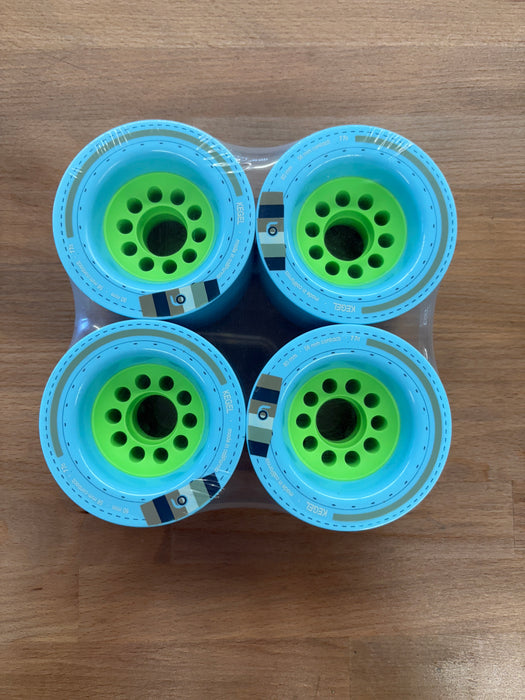 80mm Orangatang Kegel Wheels 77a Blue [USED-065]