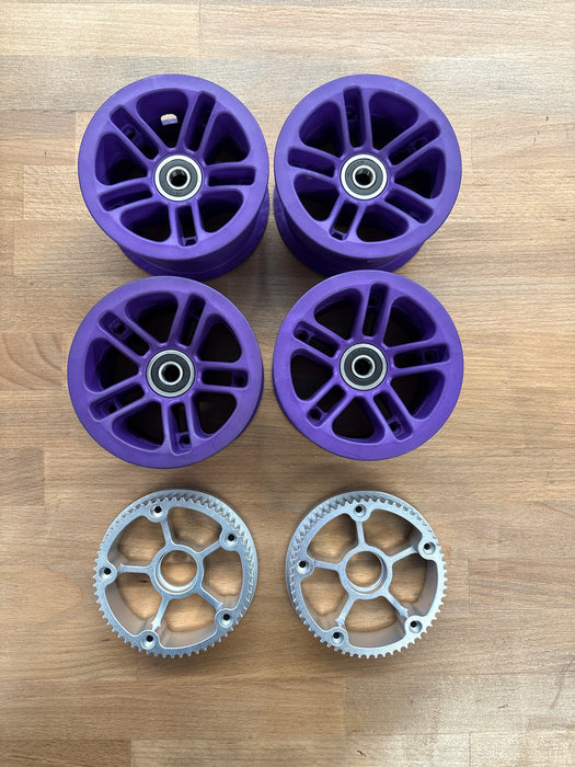 Tomiboi Hubba Hubs + 60t Pulleys [USED-060]